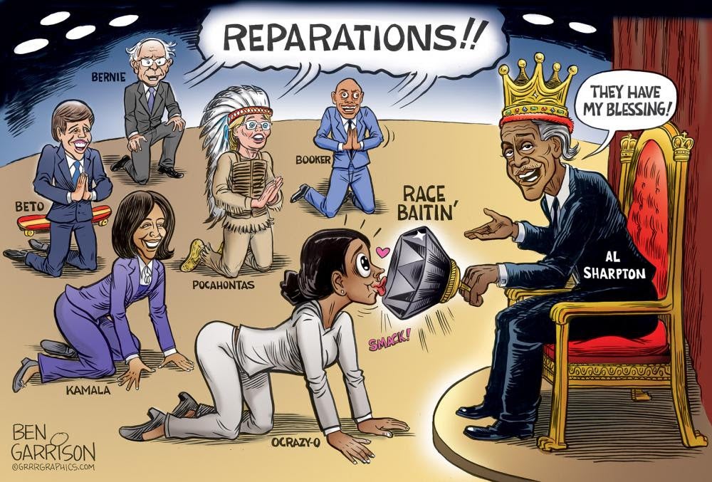 Sharpton has a long, well documented, record of White & Jew Hatred!

He is the high priest of the cult of racial grievance and division.

#AOC - HER POSSE AND HER HIGH PRIEST :