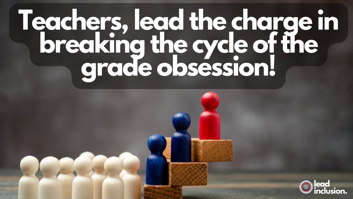 leeannjung's tweet photo. 👩🏫 Teachers, let's lead the charge in breaking the cycle of the grade obsession. Our students' mental health, motivation, and overall well-being depend on it. #TeacherLeadership #MentalHealthAwareness #StopGrading https://t.co/ddC2xteYsP