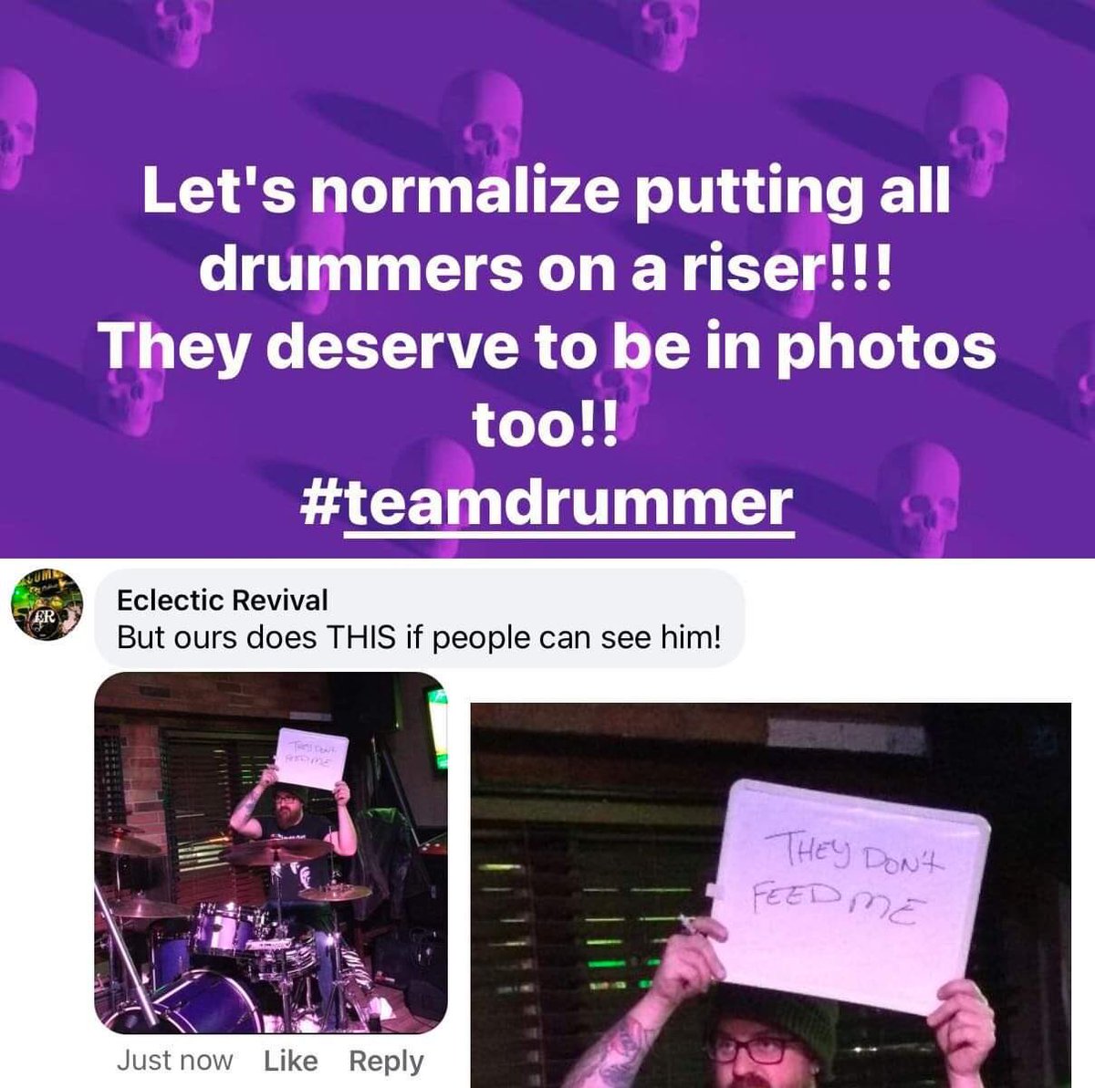 EclecticRev's tweet image. #DrummerProblems #Drummer #IndieMusic #IndieBand