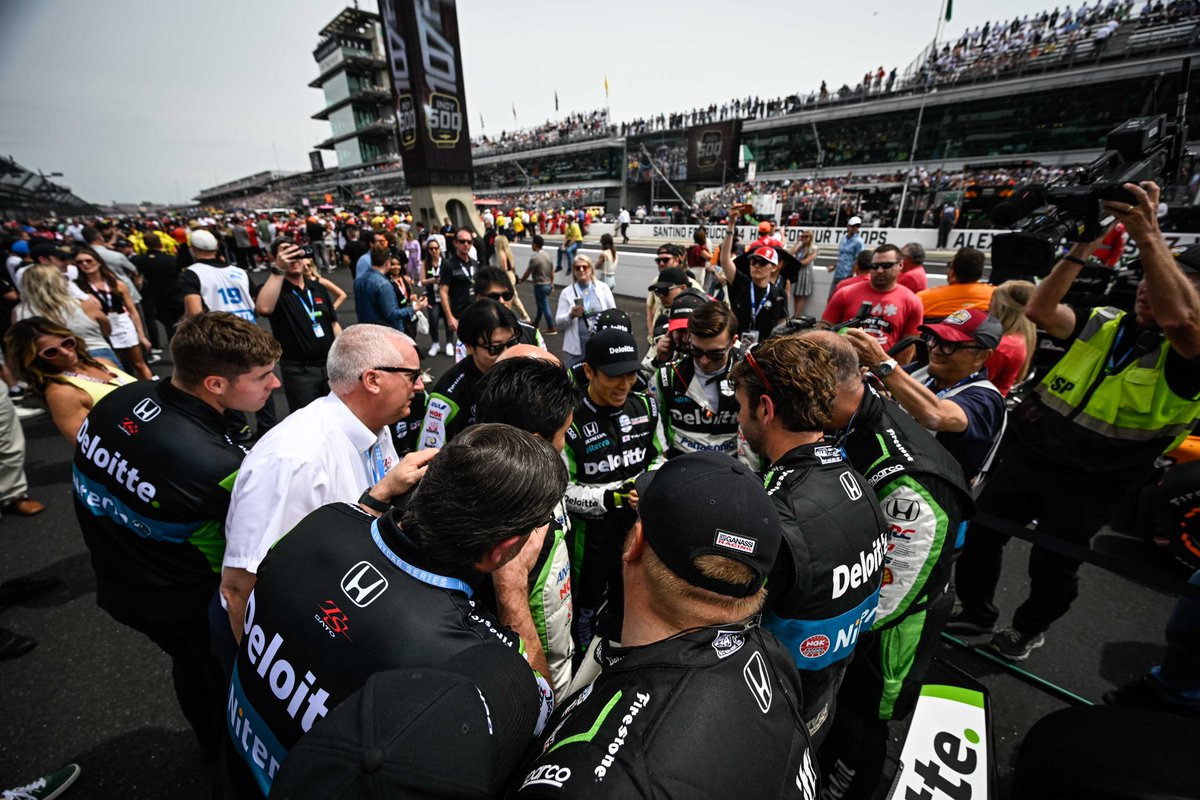 CGRTeams's tweet photo. Our team left it all out on the bricks and ended the #INDY500 with all four CGR cars in the Top 7 💪

P2 @ericsson_marcus 
P4 @alexpalou 
P6 @scottdixon9 
P7 @TakumaSatoRacer https://t.co/jLSCZkONrf
