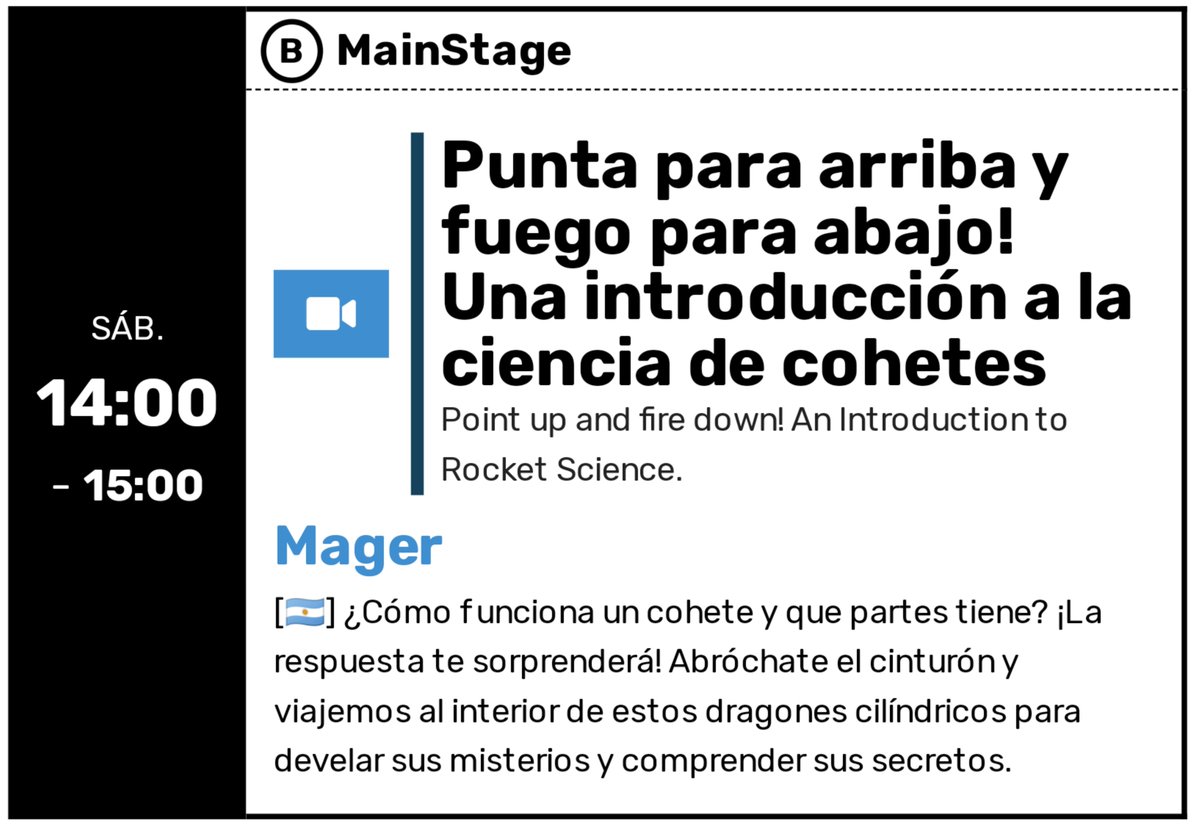 Mager Majestry 🇦🇷 (@magermajestry) on Twitter photo RAWR ¿Te gustaría adentrarte en el mundo de la coheteria? Te esperamos el sábado en <a href="/FurFiesta/">Argentina FurFiesta (ArFF!)</a> para ver como funcionan estas naves espaciales!
PD.: No es necesario tener un título en ingeniería aeroespacial para asistir (?) Veremos todo de forma muy simple y didáctica 😃 RAWR ¿Te gustaría adentrarte en el mundo de la coheteria? Te esperamos el sábado en <a href="/FurFiesta/">Argentina FurFiesta (ArFF!)</a> para ver como funcionan estas naves espaciales!
PD.: No es necesario tener un título en ingeniería aeroespacial para asistir (?) Veremos todo de forma muy simple y didáctica 😃