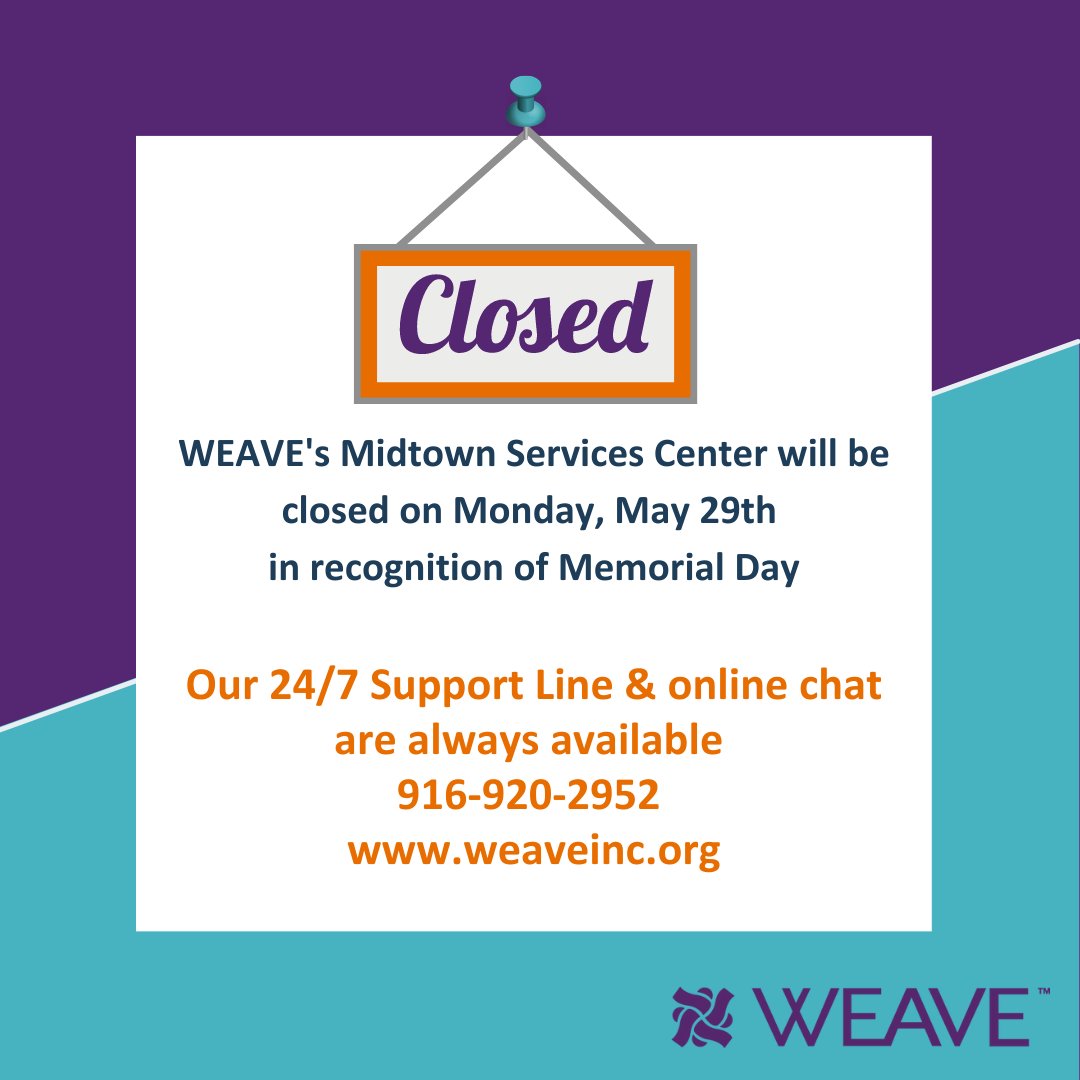 Please note our Midtown Service Center will be closed Monday, May 30. However, our support line is always available at 916-920-2952.