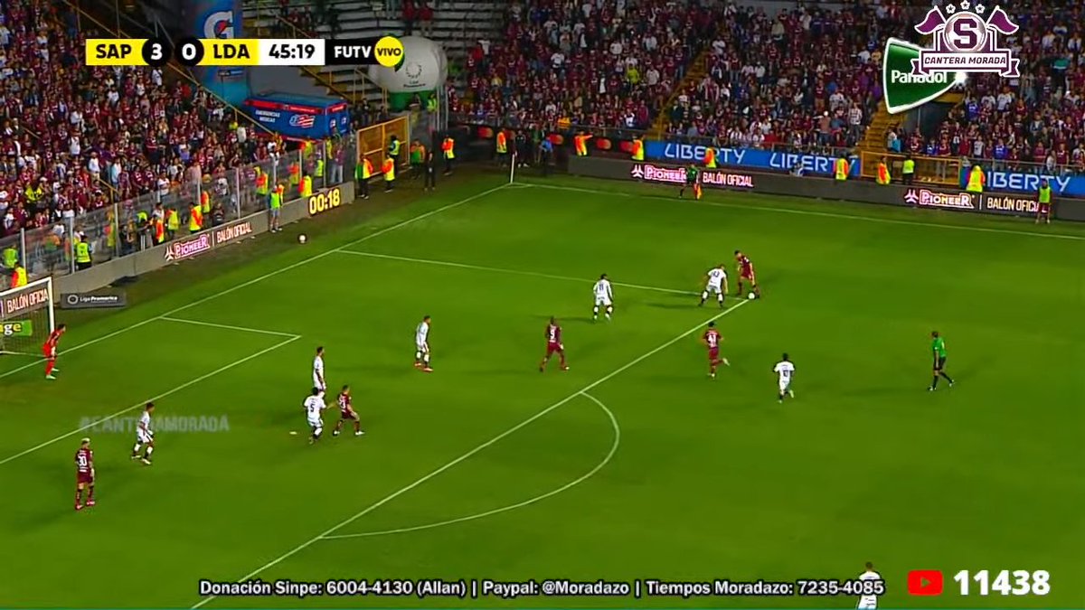 DeportivaCR's tweet image. @SaprissaOficial v @ldacr 
#ClasicoCR #ClasicoNacional #SAPvLDA
@UnafutOficial

Inicia el Segundo Tiempo
SAP 3-0 LDA  | Global: SAP (3-1) LDA