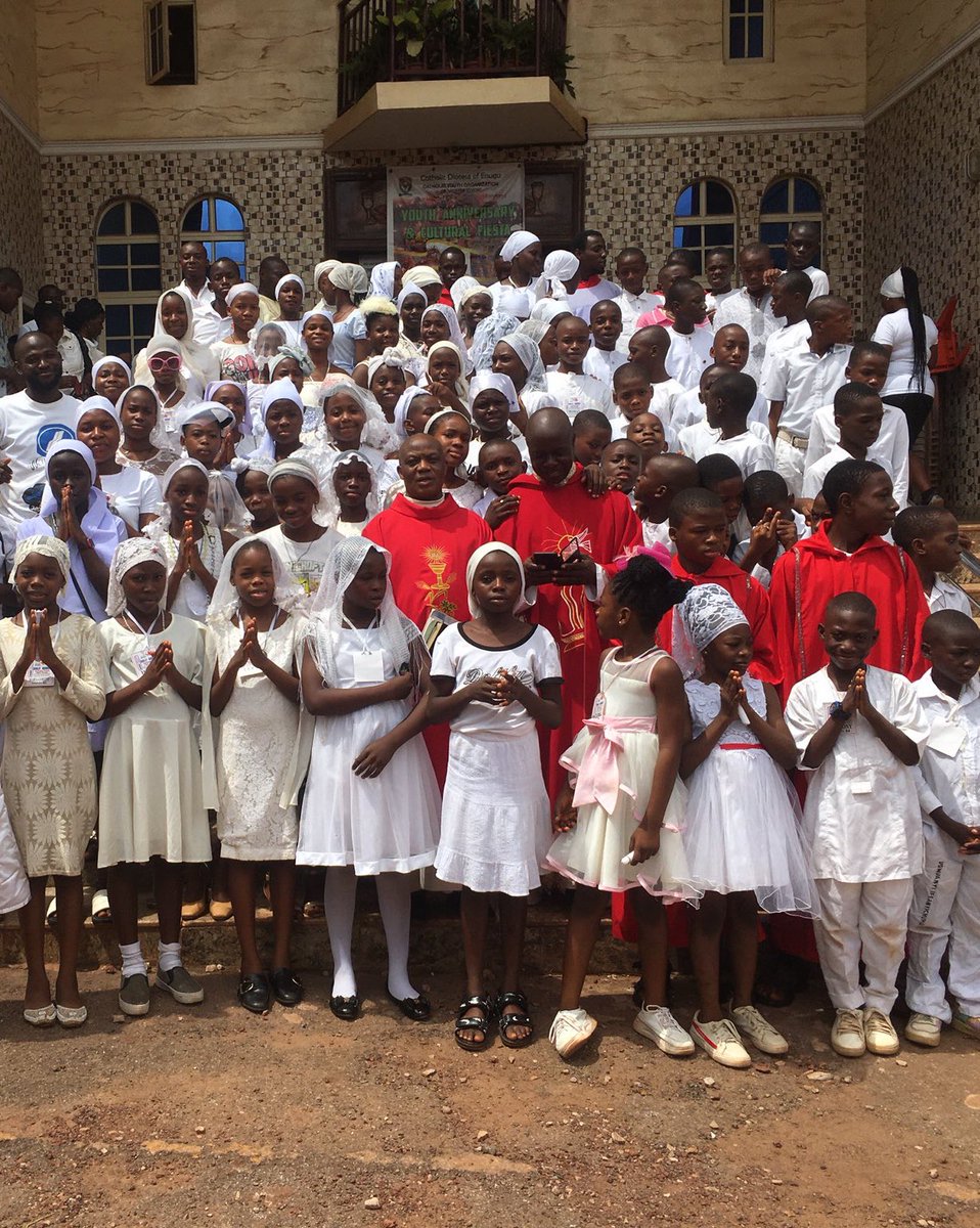 96 children who belong to this Nigerian parish received the Sacrament of Confirmation yesterday.