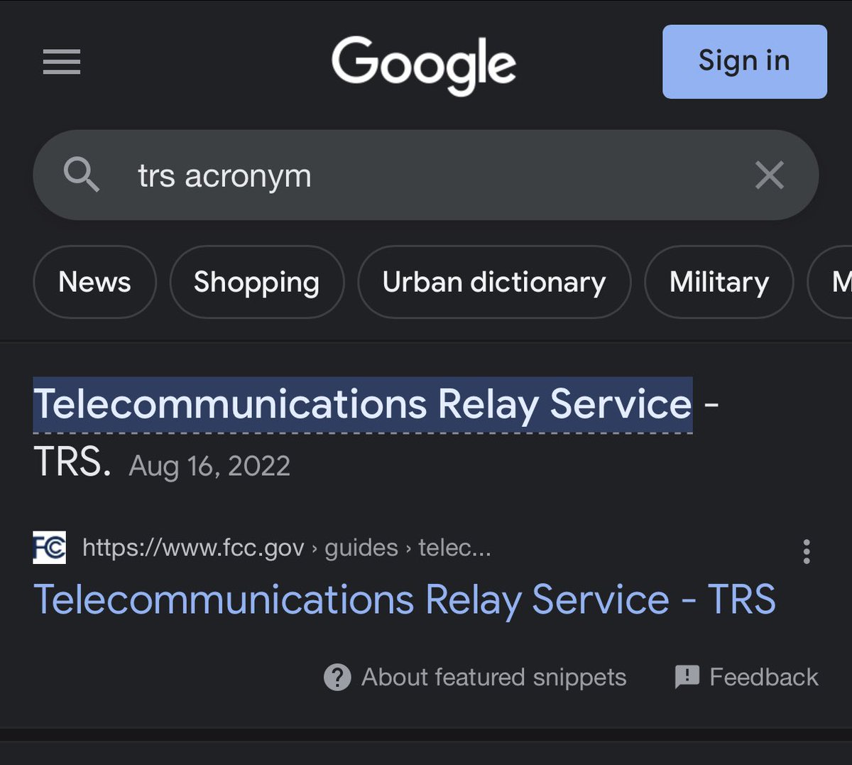 NFTBlueBerry's tweet photo. @JennySueQ1776 @IooP_rM311_7211 Telecommunications Relay Service https://t.co/infAnGQXsv