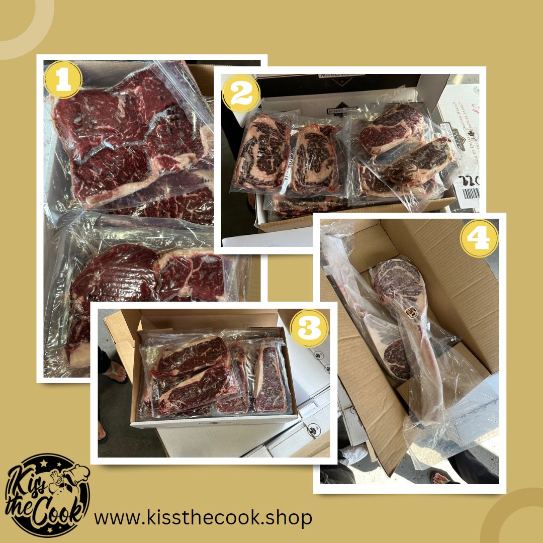 🥩 Exciting Meat Shipment Alert! 📦🔥 Our delicious selection of premium steaks has just arrived, and our customers are ecstatic! 🎉

#kissthecookcalgary #calgary #calgarylife #yycnow #albertabeef #meatdelivery #grilling #bbqseason #farmtotable #steaklover #meateaters #shoplocal