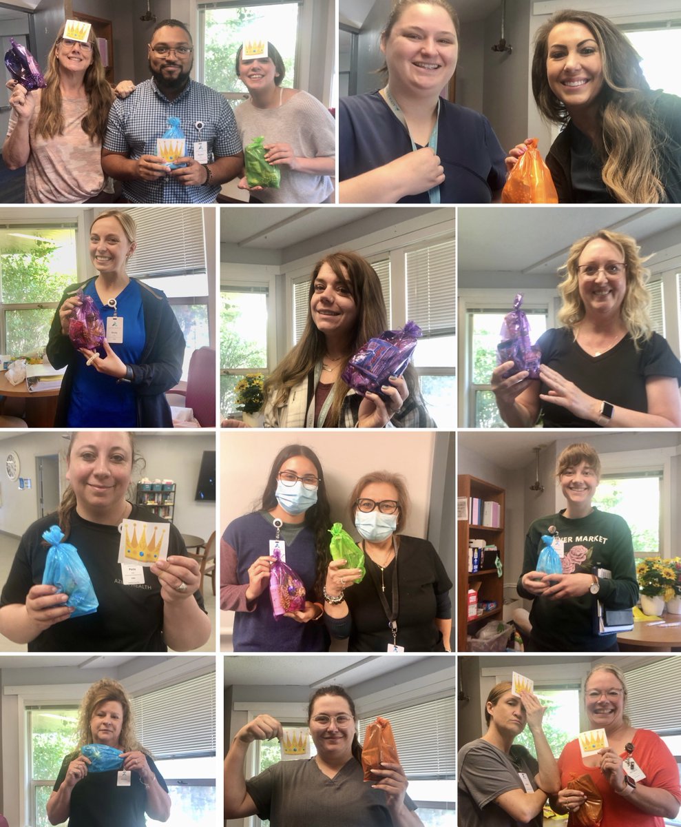 #NationalScavengerHuntDay at #AzriaHealthMontclair! We celebrated with a Royalty Scavenger Hunt, and the Associates got to run around and find crowns! They received their royal goodie bag with candy necklaces and bracelets, chocolate, a fancy pen and some other fun goodies!