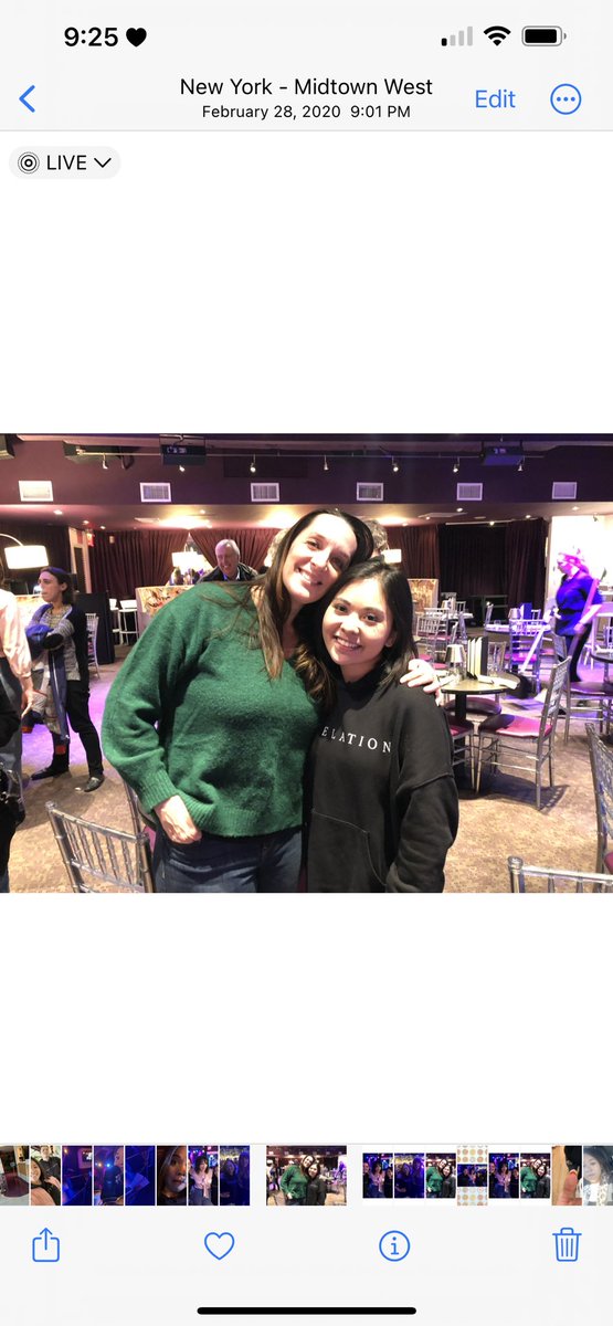 As we all know, I am best known for interrupting <a href="/JuliaMurney/">Julia Murney</a> at concerts mid conversation to ask for a picture. Heres 2016 and 2020 for proof. Is the third time the charm tonight at sho bean's residency?? 😅