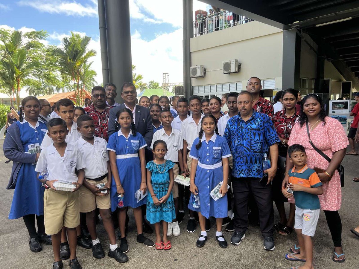 Such a pleasure meeting these students  of the Wairuku Primary School, formerly known as Wairuku Indian School, founded by a Girmitiya Pt. Badri Maharaj, where Ratu Sir Lala Sukuna received his primary education &amp; went on to become Fiji’s first Statesman.