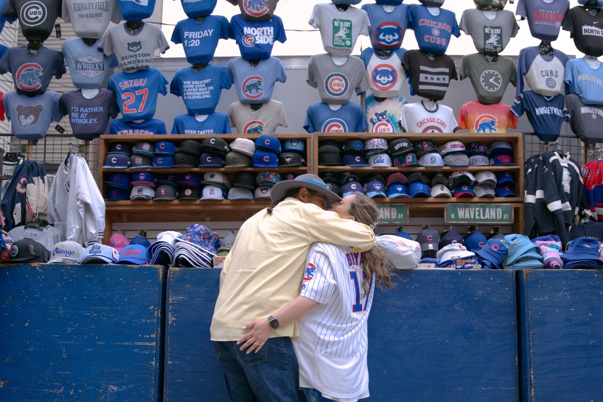 More from the elopement in the outfield; such a great time taking Wrigleyville by storm, after having worked in it for years.