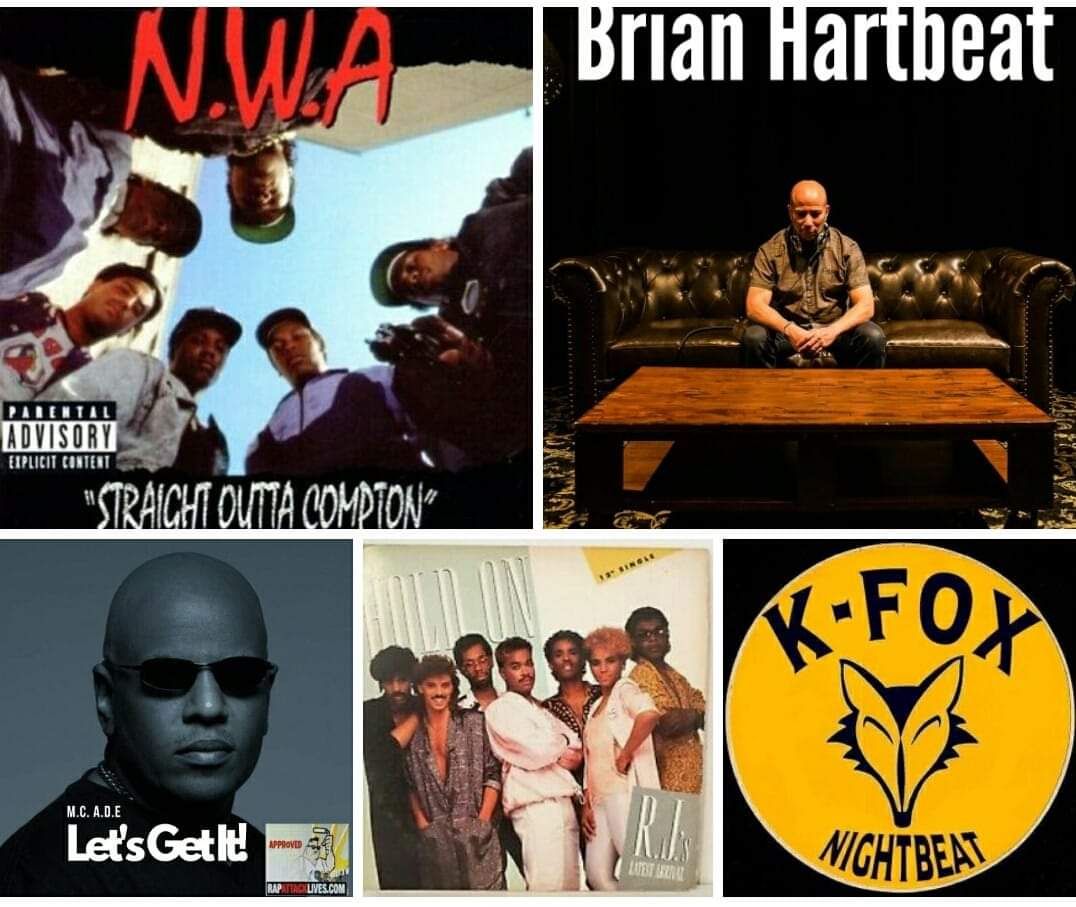 #KFOXNIGHTBEAT
TONIGHT!
Sun 9pm-11pm (pst)
Nasty-Nes & GMS
will be playing:
NWA
RJ's LATEST ARRIVAL
2 LIVE CREW
O'BRYAN
DJ KAZZEO's FREESTYLE PICK
A FRESHTRACKS by
M.C. A.D.E. 
and Special Guest DJ, DJ BRIAN HARTBEAT will be In The MasterMix!
RainierAvenueRadio.world