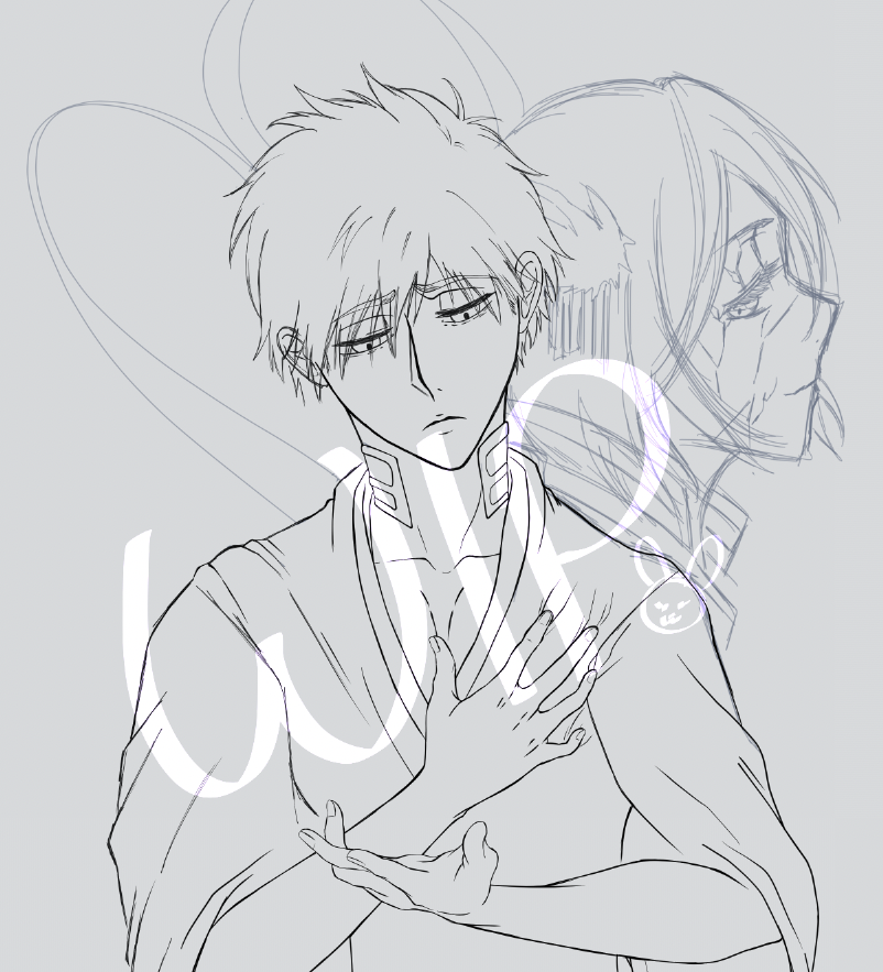 amritasilwereen's tweet photo. ✨ P R O G R E S S✨

I did my best to fix his face 🥰 and even though hands frustrate me to no end I'm glad to have changed my idea half way through 🥲 I don't think I'll be coloring this but I'll post it on my art account when I'm done 🧡💜 https://t.co/gcBBP9FOS3