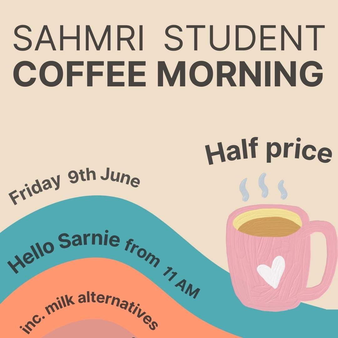 SAHMRI Student Association tweet media