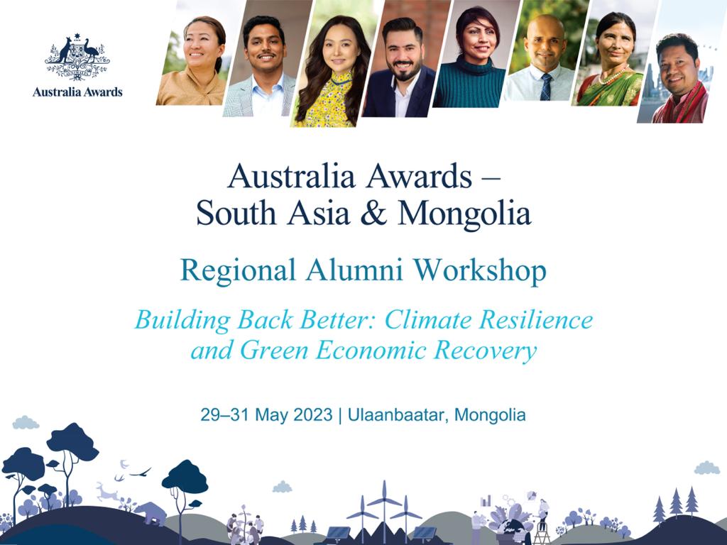 Saad Sultan (@saadsul) on Twitter photo Excited to be participating in the <a href="/AustraliaAwards/">Australia Awards</a> #RegionalAlumniWorkshop 2023 in Ulaanbaatar, Mongolia! Looking forward to engaging discussions & the exchange of innovative ideas. Let's build a resilient future together! #AustraliaAwardsAlumni #ClimateResilience #GreenEconomy Excited to be participating in the <a href="/AustraliaAwards/">Australia Awards</a> #RegionalAlumniWorkshop 2023 in Ulaanbaatar, Mongolia! Looking forward to engaging discussions & the exchange of innovative ideas. Let's build a resilient future together! #AustraliaAwardsAlumni #ClimateResilience #GreenEconomy