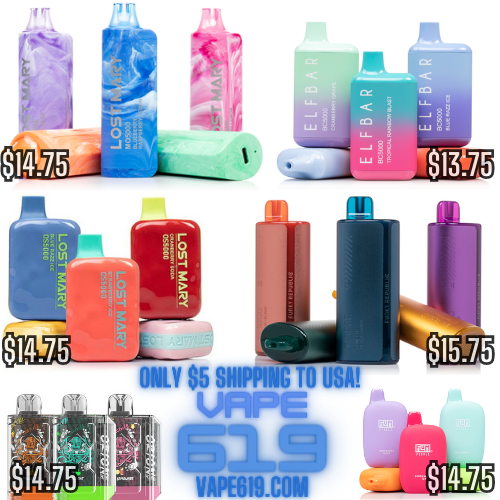 VapesDelivered's tweet photo. NEW PRICES! CHECK US OUT AT https://t.co/s2IcKQyStD
#5000puffs #elfbar #ebdesign #TE5000 #disposablevape #elfbar #flum #funkyrepublic #vapenation #vapeshop #lostmary https://t.co/qHGZ3zbaFP