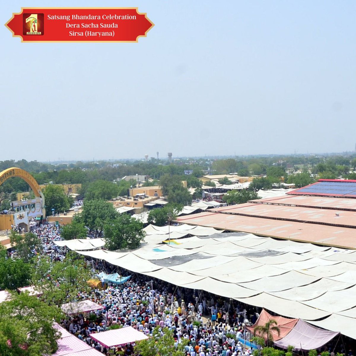 With the inspiration of Saint Gurmeet Ram Rahim Ji, Yesterday Dera Sacha Sauda Sirsa in Satsang Bhandara celebrated with Zeal & joyful by distributing RATION to 75 Needy Families, 175 BIRD Feeders and Clothes to 75 Needy Children. #SatsangBhandaraHighlights
#GuruPatr