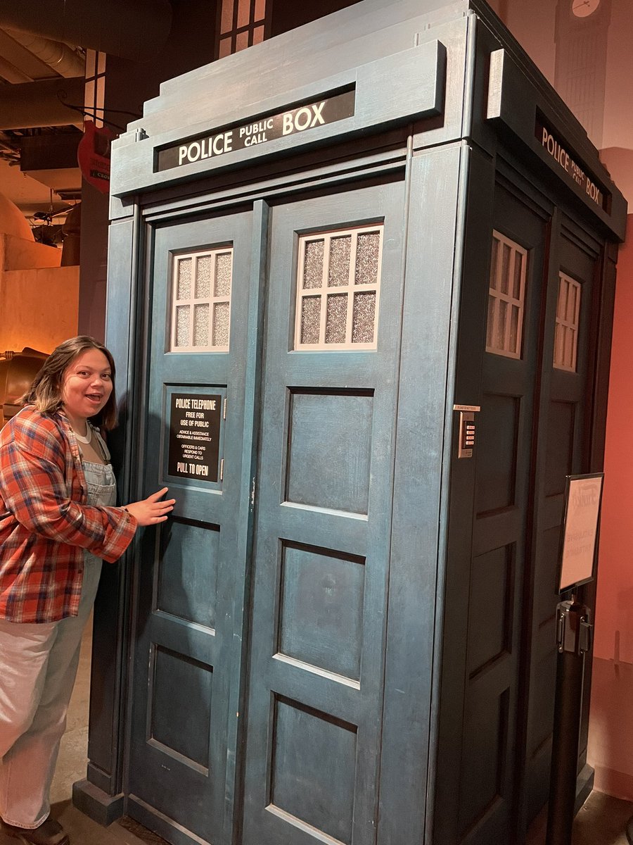 I found a TARDIS in the pop museum today :DDD 💙💙 happiest day