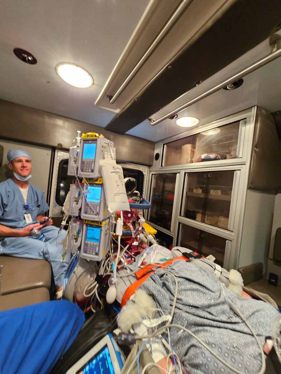 Allison Dupont, MD (@allison_dupont) on Twitter photo Weekend ECMO transports seem to be how we roll lately. <a href="/FredyElSakr/">Fredy El Sakr</a> thank you for being awesome and holding down the STEMI fort tonight. We have the best team! <a href="/Cwnix77/">Charlie nix</a>
#ECMO #cardiogenicshock Weekend ECMO transports seem to be how we roll lately. <a href="/FredyElSakr/">Fredy El Sakr</a> thank you for being awesome and holding down the STEMI fort tonight. We have the best team! <a href="/Cwnix77/">Charlie nix</a>
#ECMO #cardiogenicshock