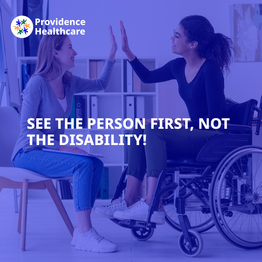 Whenever you meet a person with a disability, try to see beyond their disability. Treat them with respect and talk to them like you would talk to anyone else. 

#NDIS #NDISService #DisabilityCare #DisabilityService #Inclusion #DisabilitySupport