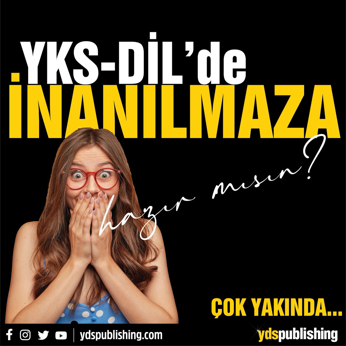 YKS-DİL'de inanılmaza hazır mısın? 💛 🖤 😍  
Dil sınıfı okutan öğretmen ve öğrencilerimiz için muhteşem haberlerimiz var❗ 😇