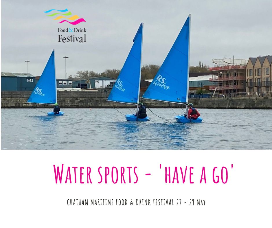 It's the last day of the #Maritime Food and Drink #Festival today.  

If you haven't been to sample of the fun 'have a go' activities courtesy of @CMTWatersports yet, then hurry on down before you miss out!

#watersports #chathammaritime #chathamfest