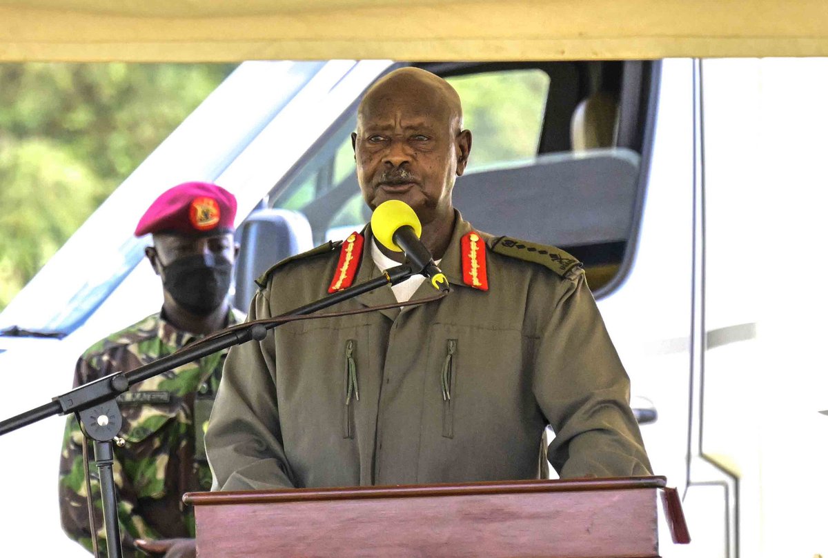 News247Ug's tweet photo. JUST IN: President Yoweri Kaguta Museveni has assented to the Anti-Homosexuality Bill that Parliament passed for a second time on May 2. 
#News247 https://t.co/u43vNlNTdY