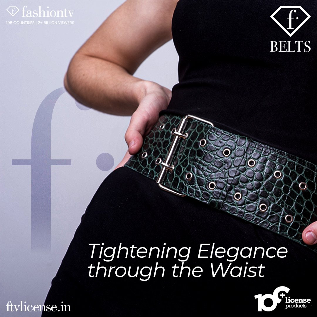 Add more style to your outfit with fashionable FTV Belts. Connect with FTV License to be a partner of  FTV Fashion Accessories.
#FashionTV #FTV #FashionTVIndia #FTVLicense #license #business #entrepreneur #belts #fashionaccessories #brandlicensing