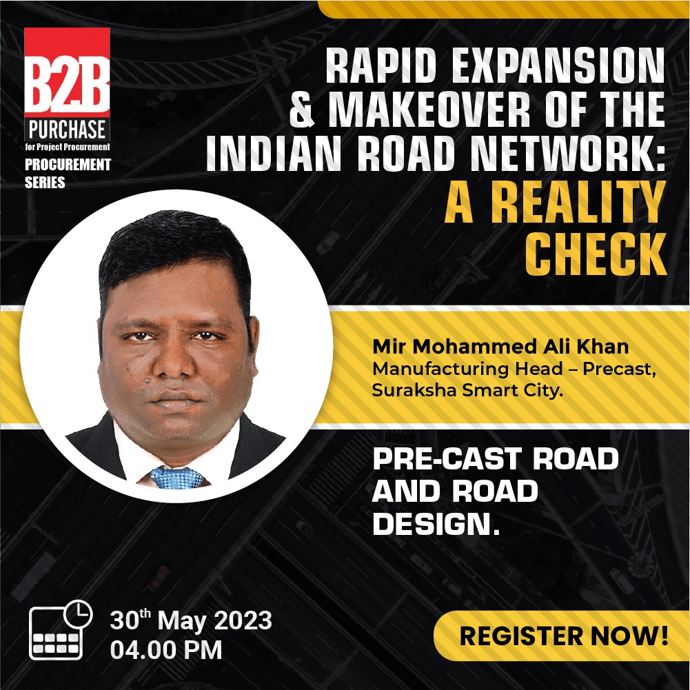 us02web.zoom.us/webinar/regist…
Mr. Mir Mohammed Ali Khan, Manufacturing Head – Precast, Suraksha Smart City will be talking on 'Pre-cast Road and Road Design' at live interactive session on 30th May, 04 PM onwards. Register now:
@suraksha.smartcity