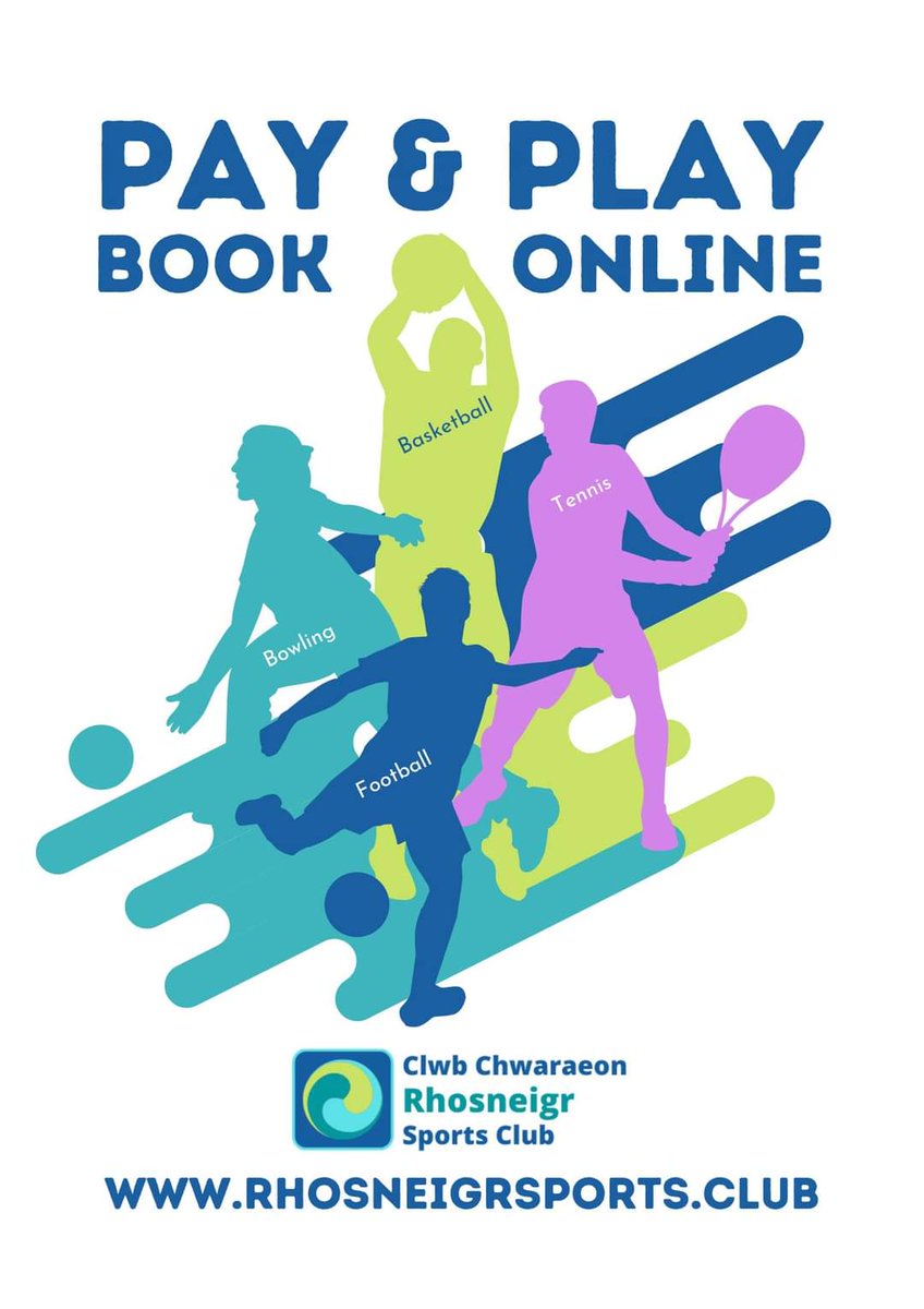 Fancy a game?
Book online from just £8 an hour at rhosneigrsports.club

#anglesey #ynysmon #Rhosneigr #BankHolidayWeekend #familyfun #Tennis #football #basketball #bowls