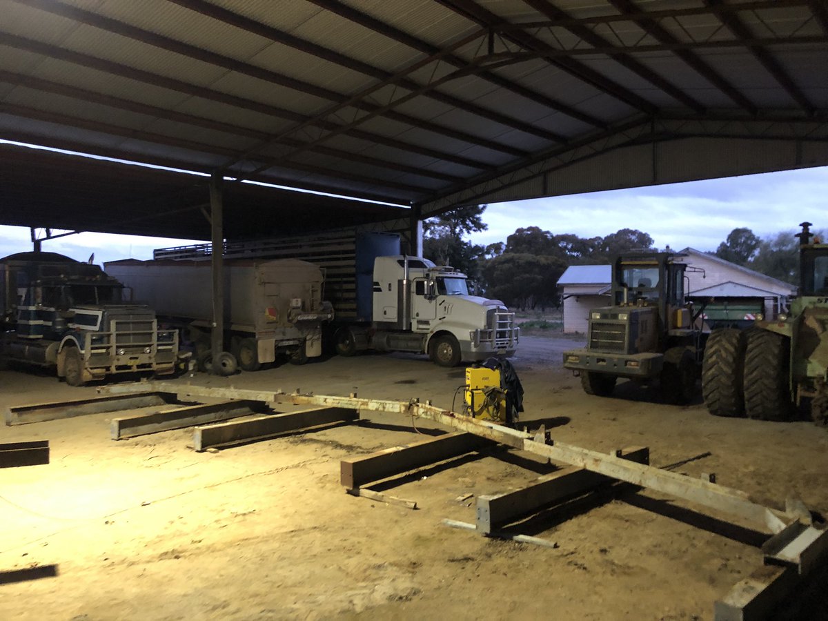 Just making a shed. Like playing Lego with bits of steel. #leftovers