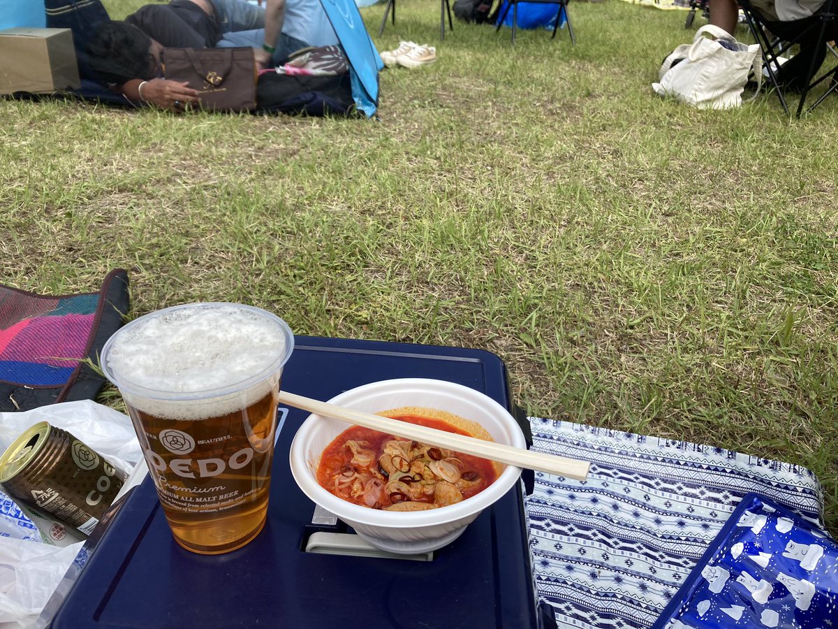 tncayr46's tweet photo. 麦の秋音楽祭に参加してきました。ライブ観てキャンプしてCOEDOビール飲んで息子、愛犬と遊んで最高に幸せな2日間でした！最高すぎて今は屍と化してます。地元東松山でこんな素敵なフェスを開催していただいてCOEDOビール様には本当に感謝しております！早速次回11月のチケット抽選申し込みましたよ！ https://t.co/PL4MZ0TKio