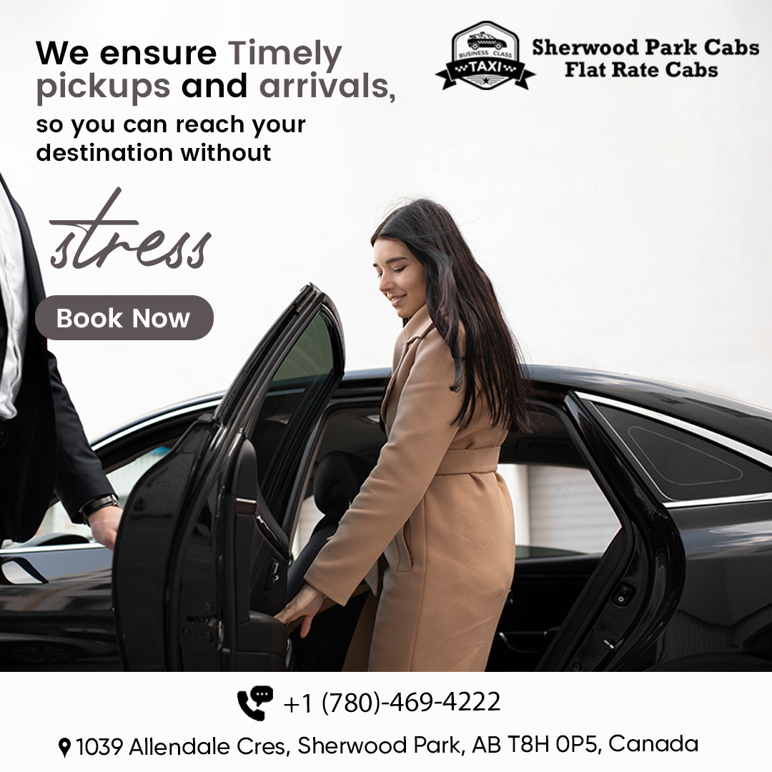We ensure Timely pickups and arrivals,
so you can reach your destination without
stress 
+1 (780)-469-4222
sherwoodparkcabs.ca

#travelhassle #freewithoutbreaking #taxiservice #booknow #affordable #safety #priority #driver #bookyourcab #taxiservices   #sherwoodpark #canada🇨🇦