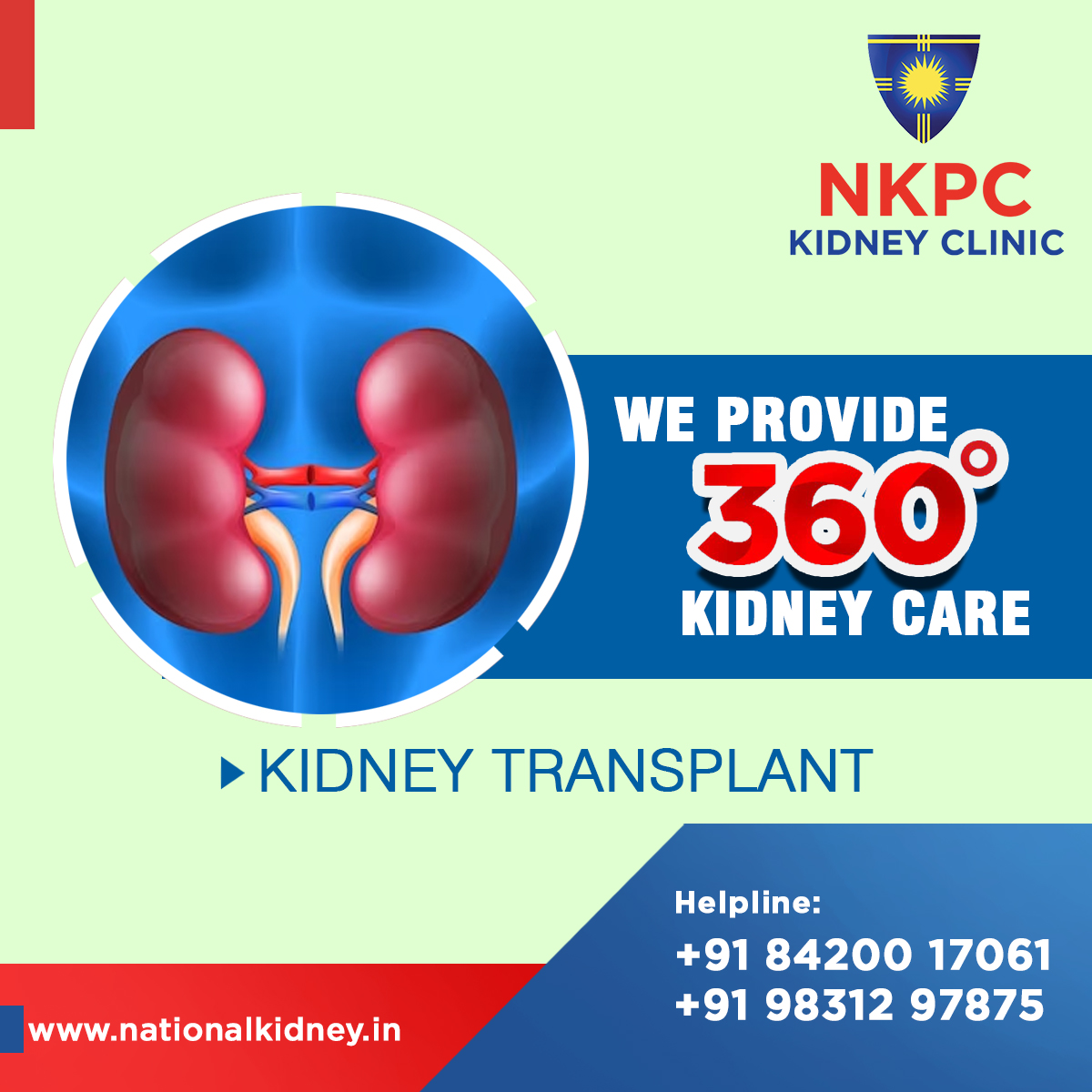 NationalKidney's tweet photo. Get the 360° treatment of your kidneys under one roof by the expert doctors at #NKPC, affordable for all!! Visit us for more details here at www.nationalkidney.inor call us at 8420017061 / 9831297875 for a consultation!! #kidneycare #prostateclinic #oncoclinic #urosurgeon!! https://t.co/YXoLoj8X3l
