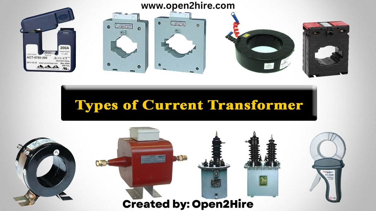 Types of Current Transformers   check: lnkd.in/gGr6JY_v