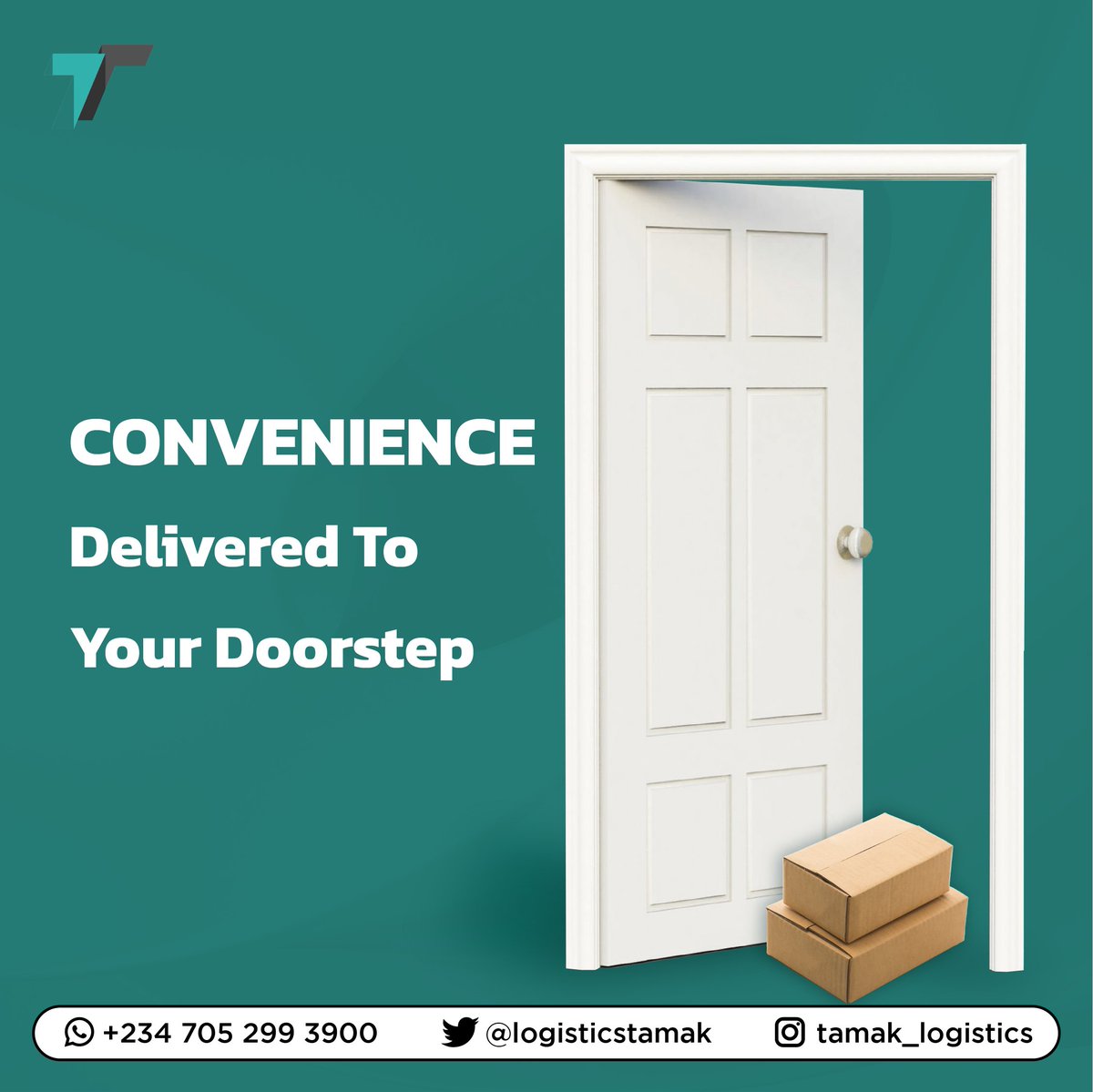 Enjoy the holiday with the dash of the chilled weather indoors, while we deliver your favorite package to your doorstep.

#Tamaklogistics #deliverydoneright #deliveryman #dispatchrider