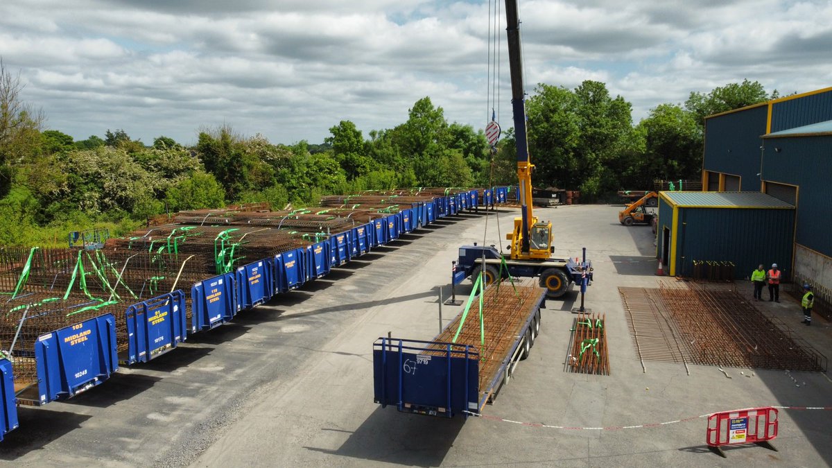 midland_steel's tweet photo. Test lifting and FasterFix deliveries ready to leave the yard!
75% Faster, Better Quality, Safer, and more Sustainable with Guaranteed 0% Waste on Site.
Contact Michael/ Tony and let us show you what we can do !!!
#sustainability #midlandsteel #FasterFix https://t.co/P6Rvw2dWnu