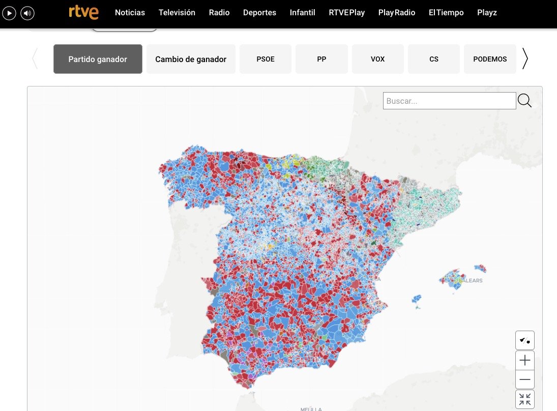 Kâplan on Twitter "Carte du résultat des élections municipales en 