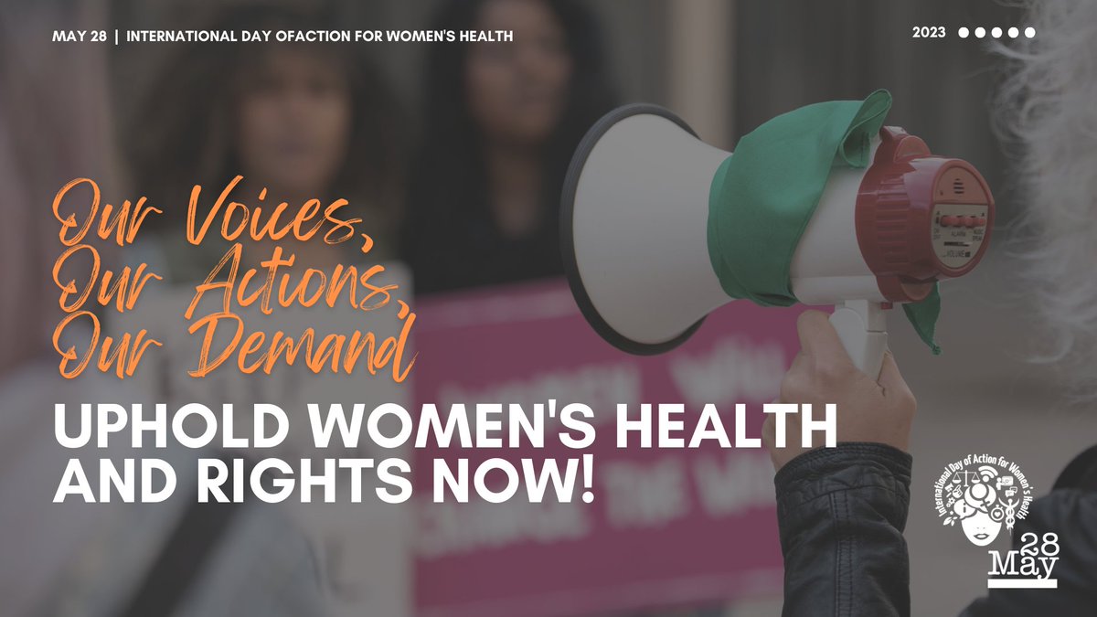 #28May Calling in media houses to amplify Intl. Day of Action for Women's Health campaign demands for decrim abortion, implement CSE, uphold rights of LGBTQI individuals, establish healthcare systems, improve menstrual health bit.ly/45CrQsk
#WomensHealthMatters #SRHR4ALL