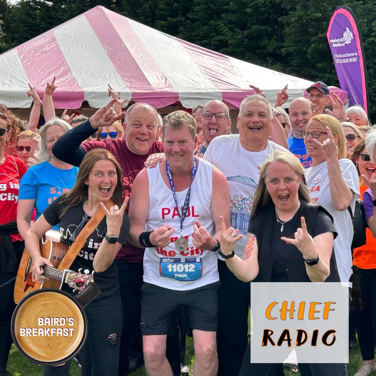 This was <a href="/Singinthecity/">Sing in the City</a> <a href="/kirstybairdbem/">Kirsty Baird Edinburgh</a> at #edinburghmarathon for <a href="/alzscot/">Alzheimer Scotland</a> 

Today playing 
<a href="/juliefowlis/">Julie Fowlis</a> 
<a href="/BlueRoseCode/">Blue Rose Code</a> 
<a href="/wearetidelines/">Tide Lines</a> 
<a href="/wardthomasmusic/">Ward Thomas</a> 
<a href="/LewisCapaldi/">Lewis Capaldi</a> 
<a href="/KaceyMusgraves/">K A C E Y</a> 
<a href="/_AlexMcEwan/">Alex McEwan</a> 
<a href="/MadderamBand/">Madderam</a> 
<a href="/texastheband/">Texas</a> 
<a href="/Imaginedragons/">Imagine Dragons</a> 
<a href="/JamieWebster94/">Jamie Webster</a> 
Choose Chief