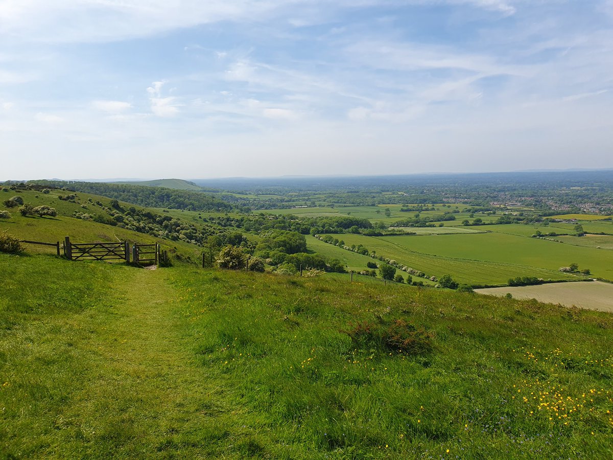 @neojaponism You can walk on the South Downs by the Ditchling Beacon. Stunning when the weather is good.