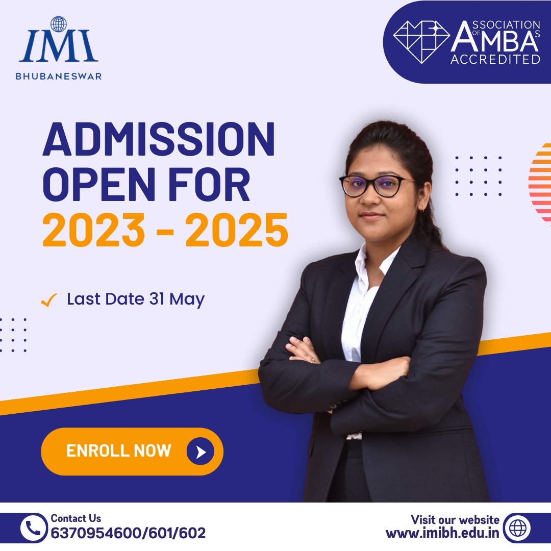 IMI_Bhubaneswar's tweet photo. IMI Bhubaneswar is renowned for offering strong-willed job profiles which will help you live a satisfactory corporate life.

link: https://t.co/Rt8XkUL9D0​

#imib #imibhubaneswar #imi #learningbeyondeducation #pgdm #admissionsopen #corporate #futureforwardwithimib https://t.co/kq87hPLzjC