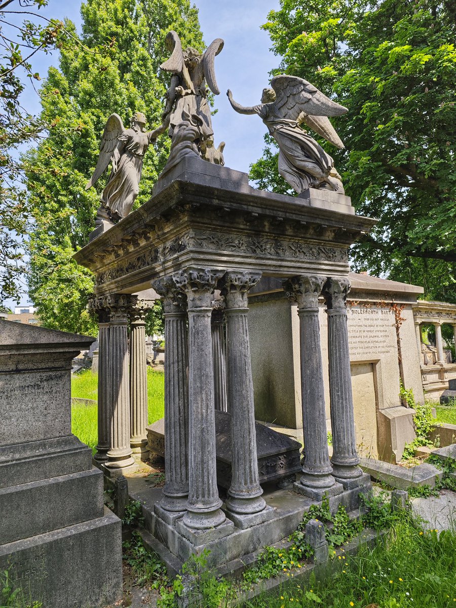 Memorial for Mary Eleanor Gibson (d 1872) by JS Farley, Kensal Green Cemetery

#monumentmonday