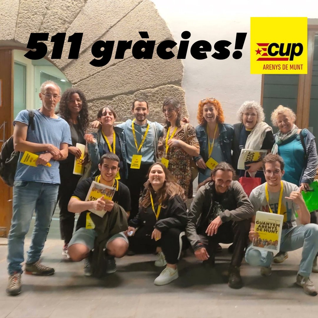 CUP Arenys de Munt (@cuparenysdemunt) on Twitter photo 