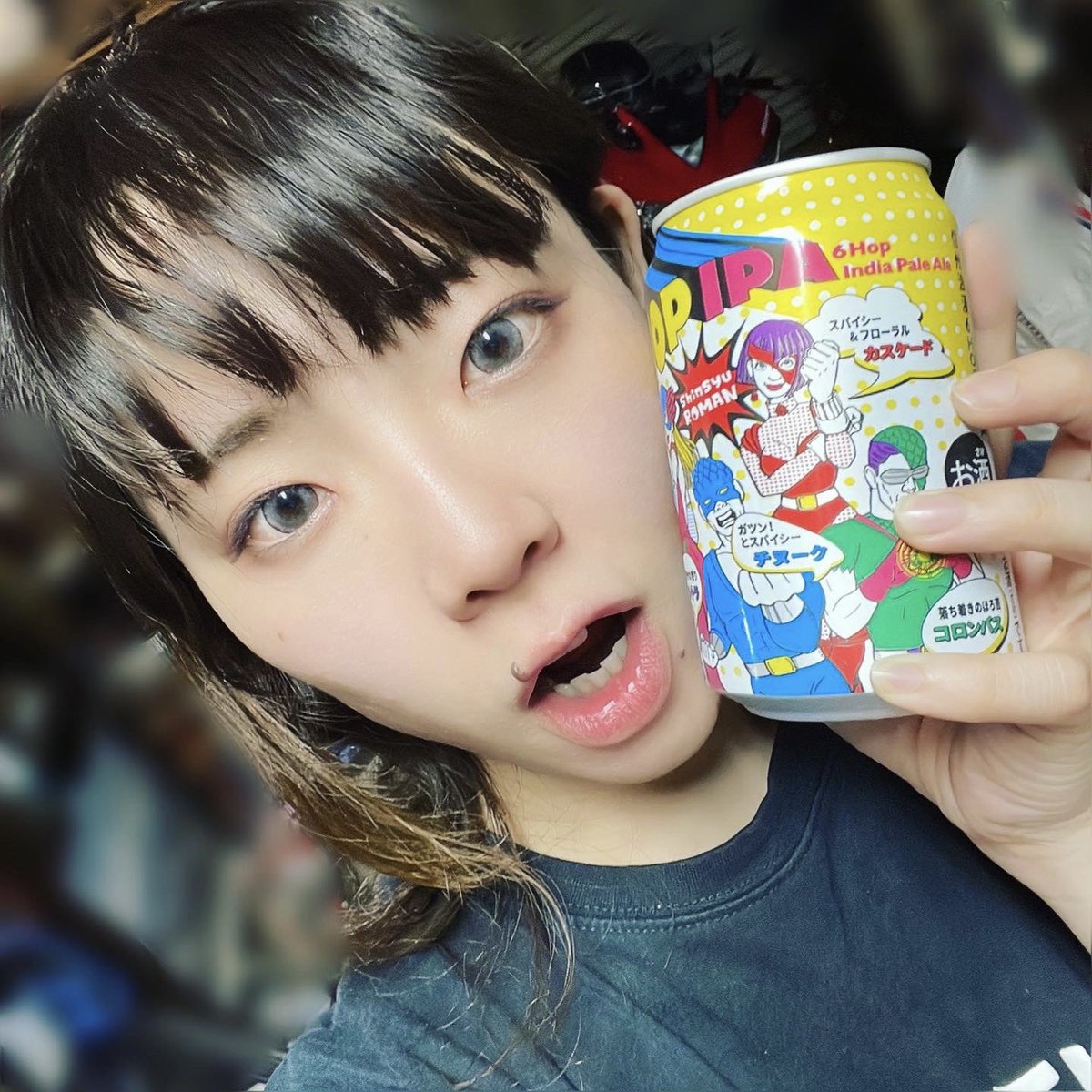 chi_tsuru_aki's tweet photo. #麗人酒造 さまから
新しいビールが出ていたので
#ツーリング のお土産にかってきました🏍️

6種のホップが絶妙にブレンドされた
苦みのうま〜いビール🍺💕
キリッとした切れ味とIPAのフルーティな香り💜
いっぱい買ってくればよかったな〜😹笑

#居酒屋つーちゃん
#6hopipa 
#ビール女子
#酒好き女子 https://t.co/JoyodP8STv