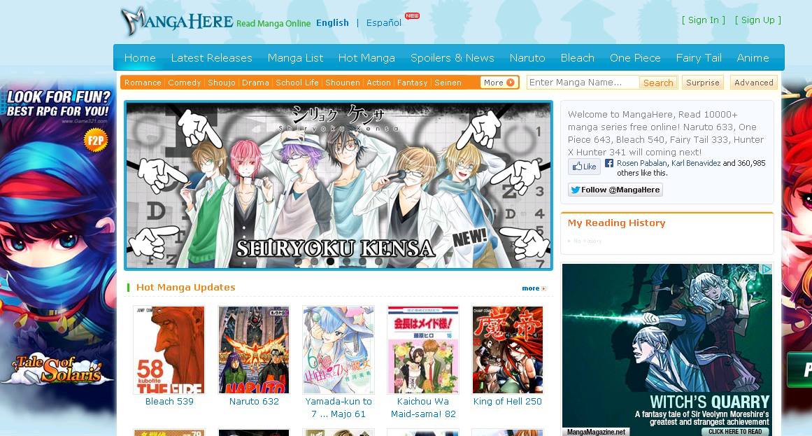 kenmato's tweet photo. oh yeah it was 10 years ago today that a certain manga website mistook our chorus of 40mP's Shiryoku Kensa as the image for the actual Shiryoku Kensa manga lmao 

(screenshot by @coconutpandan ) https://t.co/MhPpmICJ0X