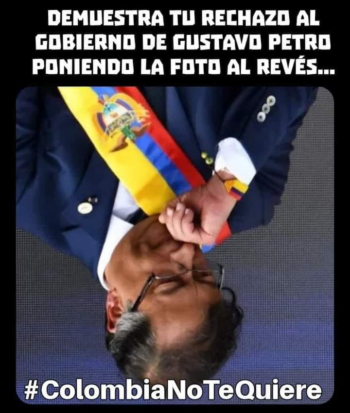 #PetroDictador 
#PetroGuerrillero 
#PetroEsMiseria 
#PetroEsUnPeligro #PetroEsUnHampon #petroelcancerdeColombia #nomaspetro
#petroinepto
#PetroRenuncie
#PetroEsUnaVerguenza