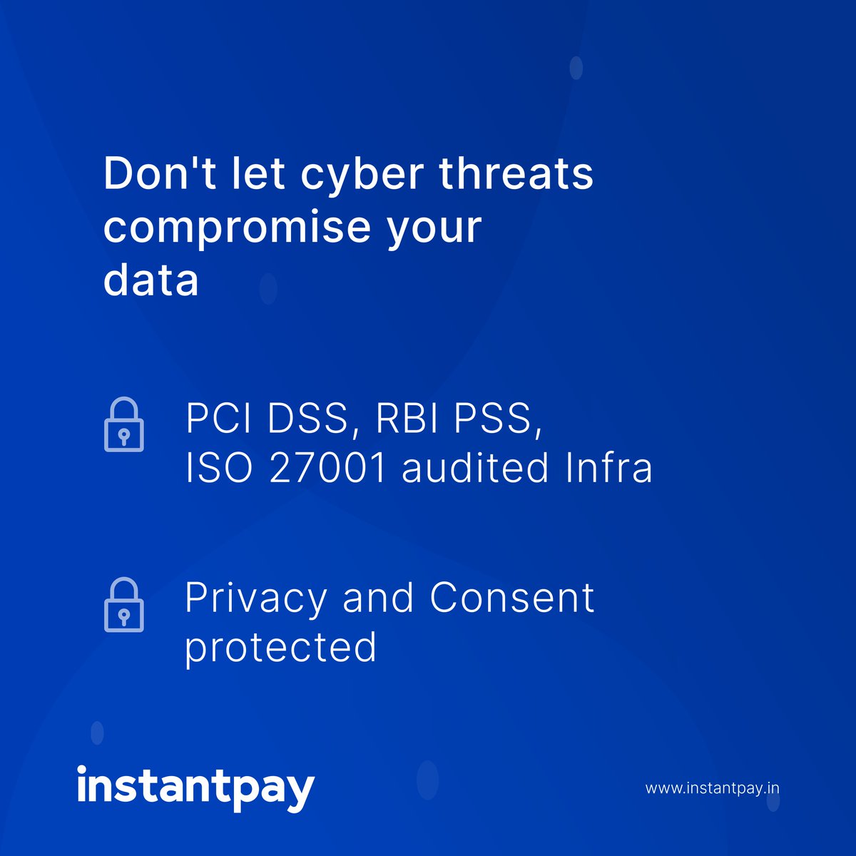 InstantpayIN's tweet image. Protecting customer data and ensuring cybersecurity is essential in the digital age. That’s why, we prioritize security and invest in robust security protocols to keep our customers' data safe and secure.
#Cybersecurity #CustomerDataProtection #DigitalAge