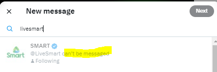 midildi's tweet photo. @SMARTCares @LiveSmart Can't send you a DM on both acct https://t.co/ZIyuwKY5du