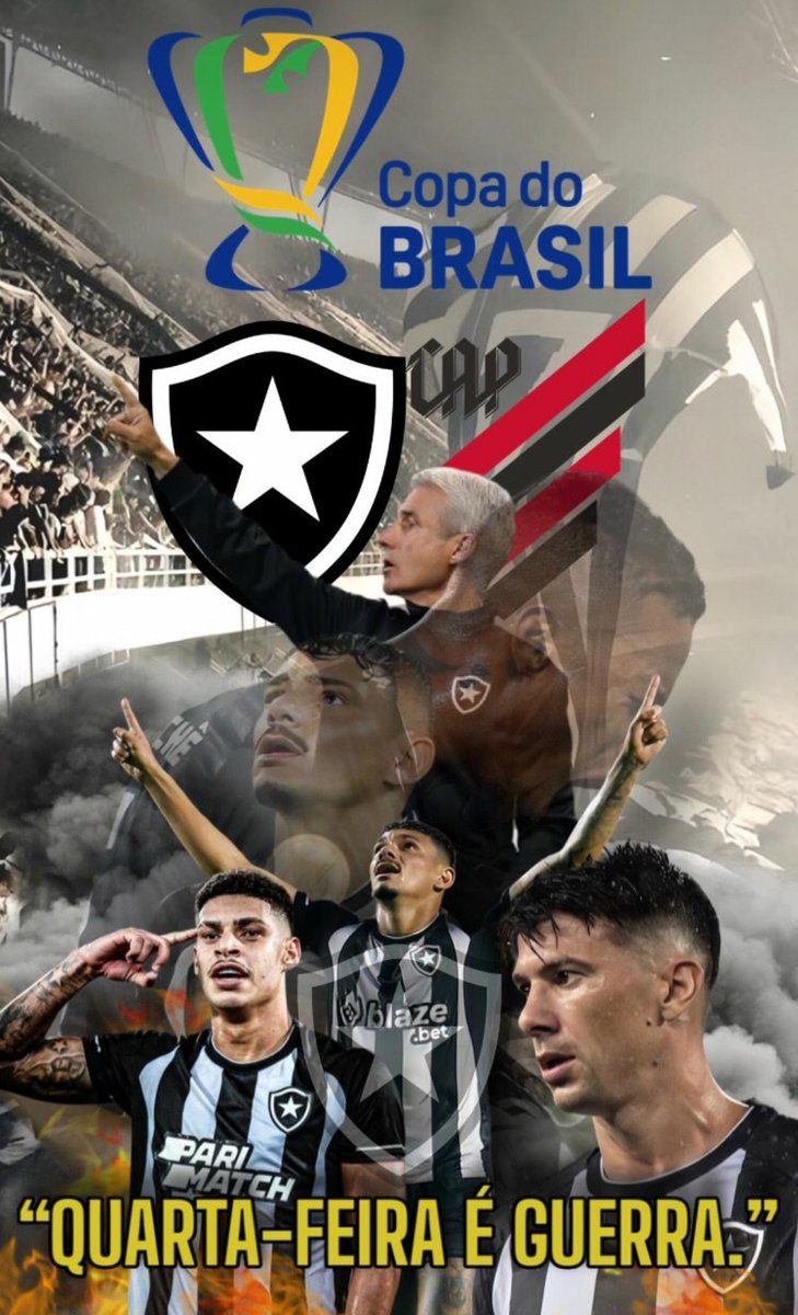 Quarta-feira é GUERRA!

Botafogo x Athlético-PR