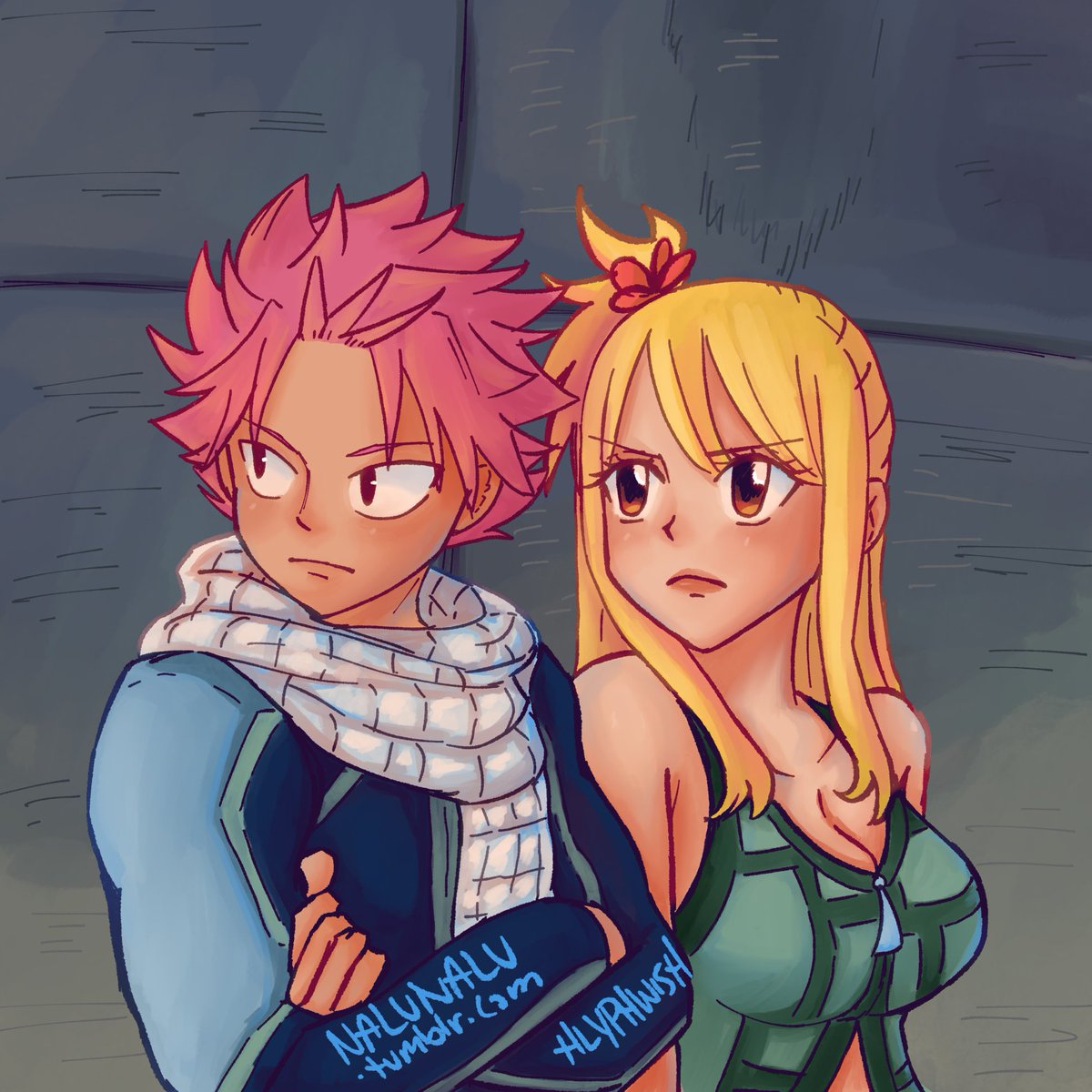 #nalu #fairytail redraw from edolas arc :] - one of my fave arts recently